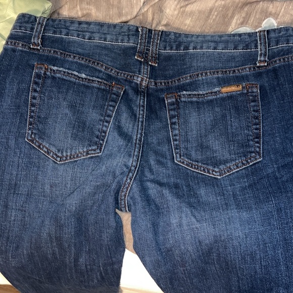 Joe's Jeans Mid Rise Cropped Dark Wash Blue Jeans sz 29 - Picture 3 of 8